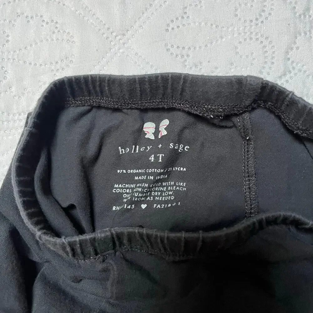 Holley + Sage Organic Solid Leggings Size 4